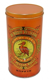 De Roode Pelikaan (Red Pelican) Coffee tin