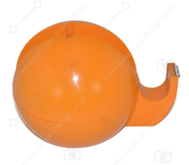 Heavy vintage orange 70s plastic tape holder