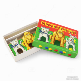 Vintage knikkerspel – De Vrolijke Vriendjes – Jumbo – 1961