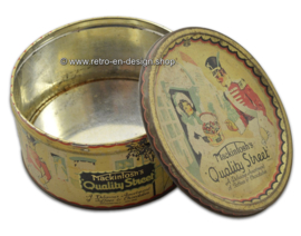 Old candy tin from Mackintosh's Quality Street, 1940/1959