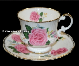 "Elizabethan" fine bone china, taza con platillo