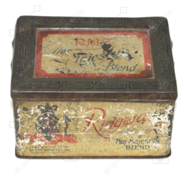 Boîte à thé anglaise vintage de Ridgways Ltd, HMB Her Majestys Blend