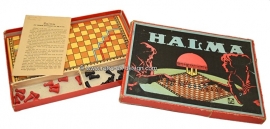 "Halma" antiguo juego de mesa holandesa por Klee. De la década de 1930