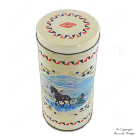 Vintage Keksdose von Van der Meulen – Friesische Sportarten: Belslydjeien und Kaatsen (1964–1989)