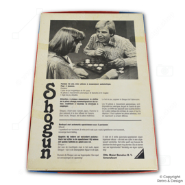Shogun (1979) – juego de mesa estratégico vintage con números automáticos