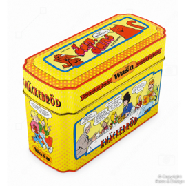 Vintage WASA Knäckebröd Bewaarblik – Jan, Jans en de Kinderen – Jan Kruis