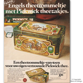 Lata vintage de té Pickwick – Douwe Egberts