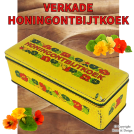 "Verkade's Nostalgic Treasure: Honey Gingerbread Tin - A Piece of Dutch History"