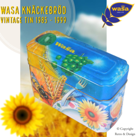🌟 Zonnig vintage Wasa bewaarblik voor uw favoriete Knäckebröd! 🌟