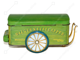 Authentique charrette de boulanger en étain de Wieger Ketellapper, telle qu'elle était utilisée en 1915