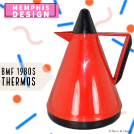 Unieke Vintage Thermoskan geïnspireerd op de Memphisgroep: Een Speelse Toevoeging aan je Interieur!