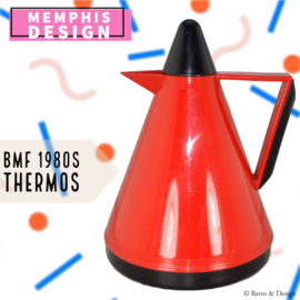 Unique Vintage Thermos Flask Inspired by the Memphis Group: A Playful Addition to Your Interior!