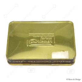 Vintage tin for Driessen chocolate carros