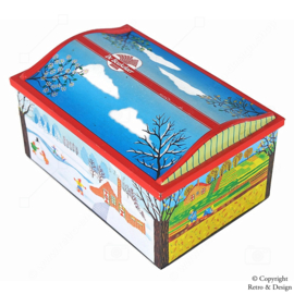 Vintage Seasons Tin by De Beukelaer: A Timeless Collectible from the 1960s–70s