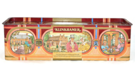 Vintage Blechdose für Lebkuchen von Klinkhamer, Groningen, mit nostalgischen Bildern