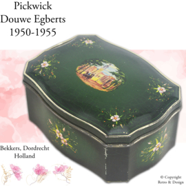 Boîte à thé verte vintage Pickwick – Douwe Egberts