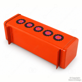 Vintage Brabantia peperkoekblik ‘Patrice’ – oranje jaren 70