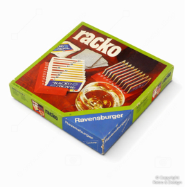 RACKO Kaartspel Ravensburger 1976 – Vintage Gezelschapsspel met Kaartenhouders