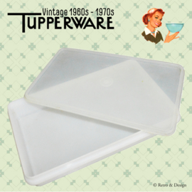 Caja de almacenamiento Tupperware vintage de las décadas de 1960 y 1970
