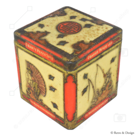 🌟 Vintage Cubo de Té Pecco de Niemeijer - ¡Una magnífica muestra de la artesanía holandesa de los años 1930 - 1940! 🌟
