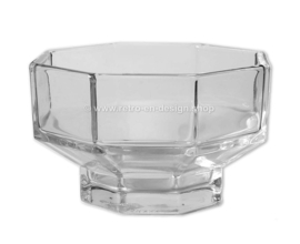 Sundae dessert bowl Arcoroc France, Octime Clear