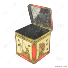 🌟 Vintage Cubo de Té Pecco de Niemeijer - ¡Una magnífica muestra de la artesanía holandesa de los años 1930 - 1940! 🌟
