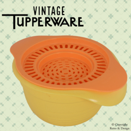 Discover the convenience of this small Tupperware Bowl with Strainer!