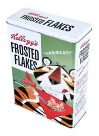 Nostalgisch groot XXL Kellogg's Corn Flakes, Frosties voorraadblik met Tony de Tijger