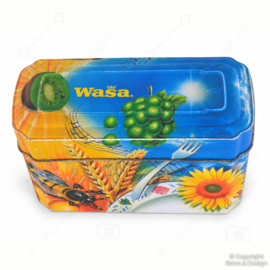 Vintage Wasa Crackers Bewaarblik – Kleurrijk Design | 1985–1999