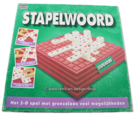 Stapelwoord 3-D spel van Parker