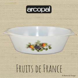 Large oven dish by Arcopal, Fruits de France L: 31.5 cm