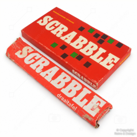 Vintage Scrabble Nederlandse Uitgave 1974 – Met Houten Draaitafel