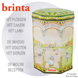 Boîte Vintage Octogonale avec Couvercle pour Bouillie BRINTA par Honig