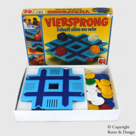 Viersprong – Schuif Slim en Win (Jumbo, 1987) - Tactisch Geheugenspel voor het Hele Gezin