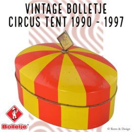 "Nostalgia Encantadora: ¡La Lata de Galletas Vintage del Circo de Bolletje!"