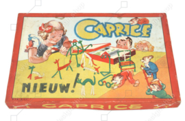 Vintage caprice knutseldoos met chenilledraad (buigdraad) en voorbeeldkaarten