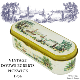 Vintage Teelöffel-Box von Douwe Egberts aus dem Jahr 1954 – Ein elegantes Sammlerstück für Teeliebhaber!