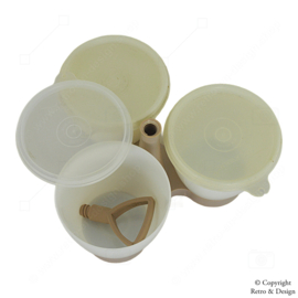 Vintage Tupperware Tafelcarrousel of Serveertrio