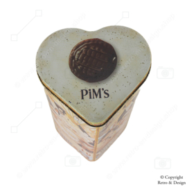 Vintage Heart-Shaped Tin for Pim's by LU (1980-1989)