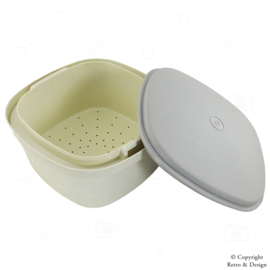 Tupperware “Serve Wonder” – Vaporera multifuncional vintage para verduras, arroz y pasta