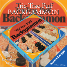 Backgammon TricTrac Puff 1974 Ravensburger