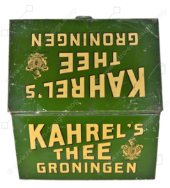 Brocante - vintage Shop counter tin or Groceries tin by Karhrel's Thee Groningen