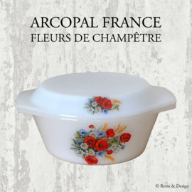 Arcopal France Casserole Fleurs champêtre / Rustic flowers