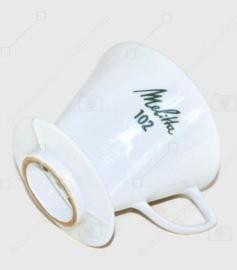 Filtro de café Vintage Melitta 102 (letras verdes) filtro de porcelana de 3 orificios