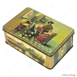"Vermeer's Masterpieces in Vintage Style: Discover this Beautiful HUS Tin!"