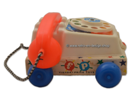 ​Vintage Fisher-Price "Chatter" Speelgoedtelefoon uit 1961