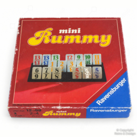 Vintage Mini Rummy – Ravensburger 1981 | Compleet gezelschapsspel