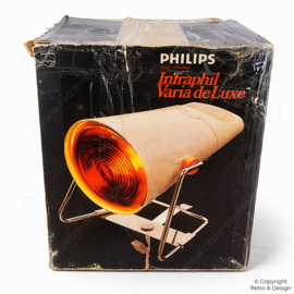 Philips Infraphil with Stand – Varia Deluxe 3609S | Vintage Infrared Heat Lamp (c. 1970)