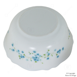 Arcopal France ‘Mysotis’ – Bol Vintage Intemporel au Motif de Myosotis