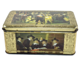 Vintage cigars tin by "ERNST CASIMIR", images of paintings by Rembrandt